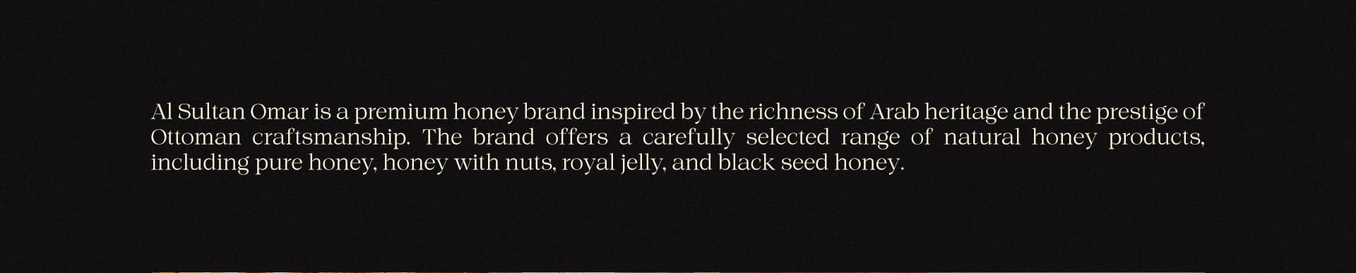 Al Sultan Omar - Premium Honey detail 2