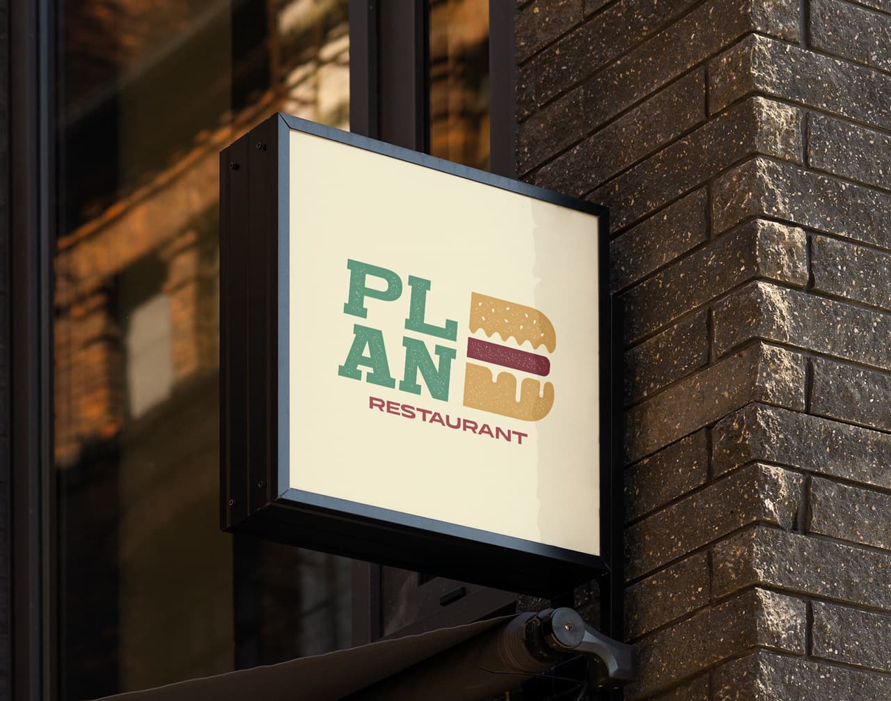 Plan B - Burger Restaurant — brand identity design by Abanoub Nasser